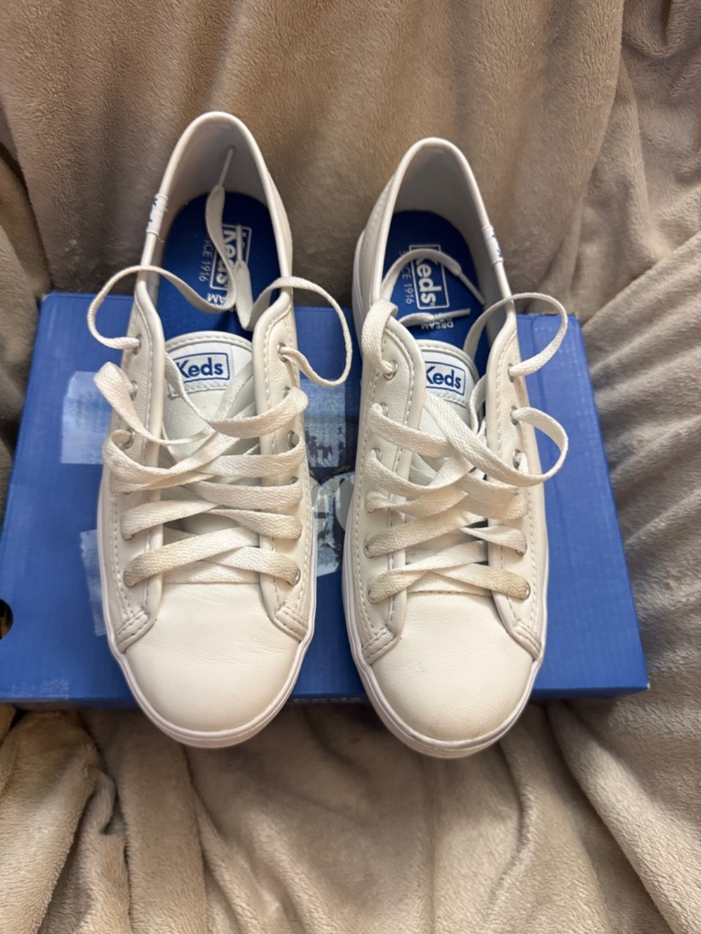 Keds Leather Low-Top Sneakers